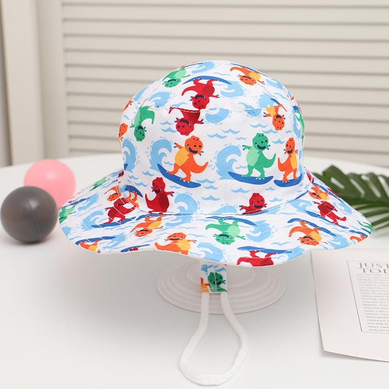 Children's Fisherman Hat Printed Basin Hat For Boys And Girls - melvincucci