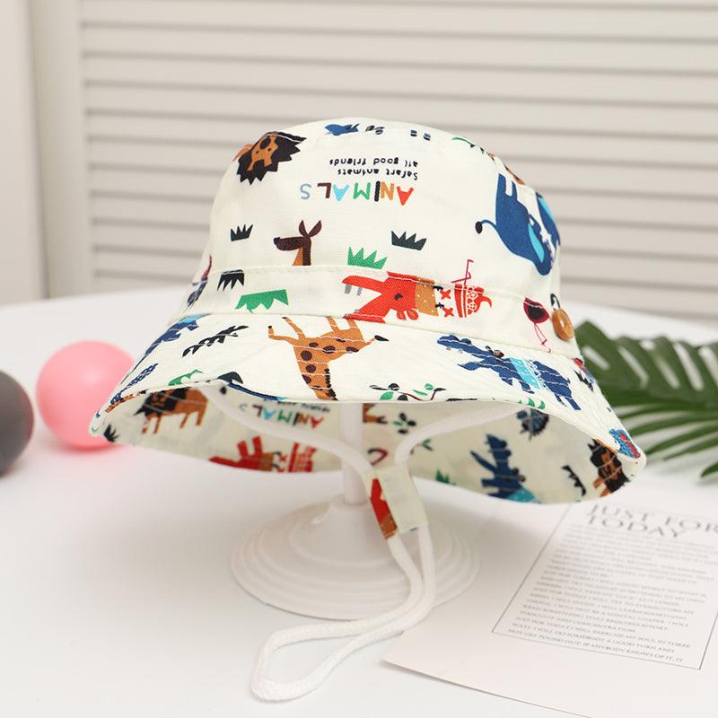 Children's Fisherman Hat Printed Basin Hat For Boys And Girls - melvincucci