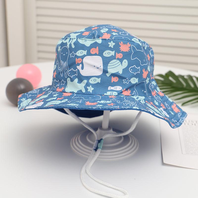 Children's Fisherman Hat Printed Basin Hat For Boys And Girls - melvincucci