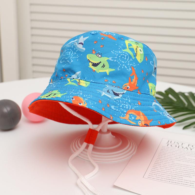Children's Fisherman Hat Printed Basin Hat For Boys And Girls - melvincucci