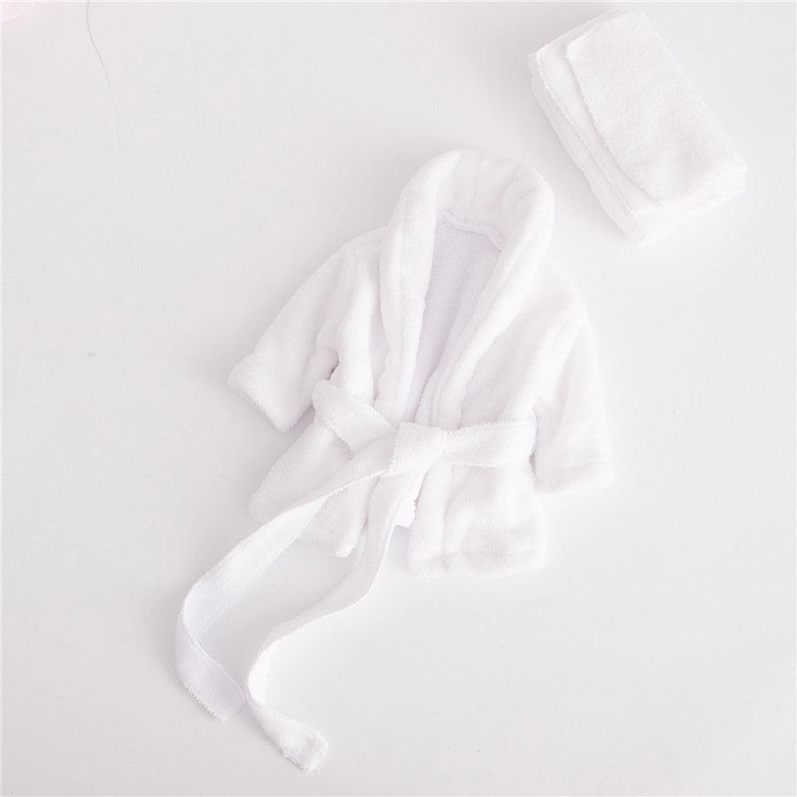 Baby Bathrobes Bath Towel Solid Color Warm - melvincucci