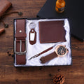 Leather Belt Wallet Key Chain Large Dial Boutique Set - melvincucci