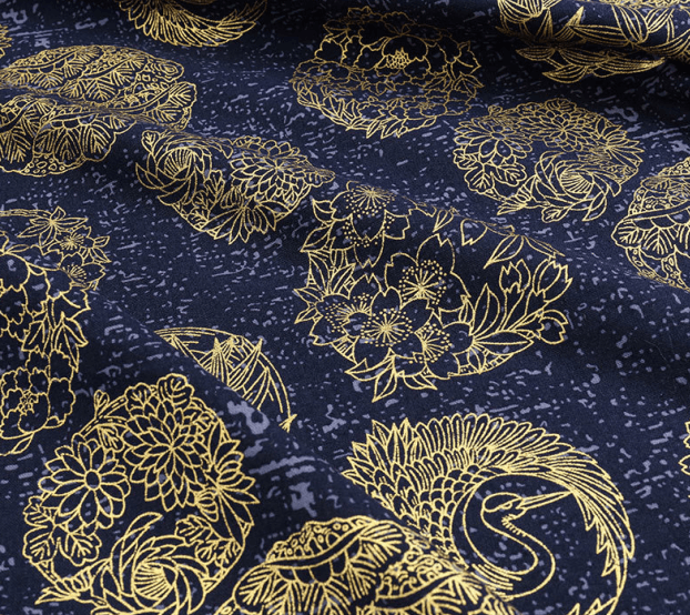 Printed Fabric, fabric, pillow, handmade bag fabric - melvincucci