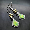 Women's Long Earrings With Turquoise High-End Earrings - melvincucci
