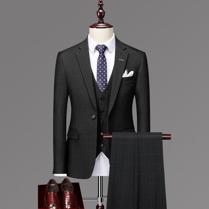 Casual Formal British Plaid Suit - melvincucci