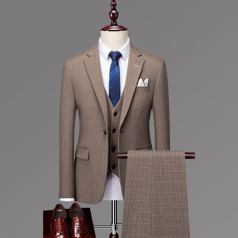 Casual Formal British Plaid Suit - melvincucci