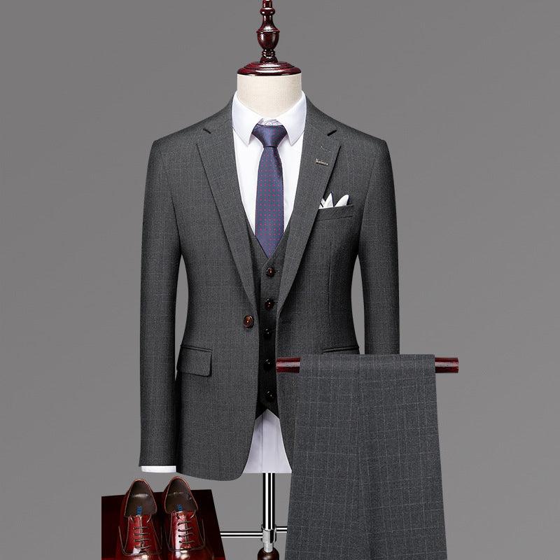 Casual Formal British Plaid Suit - melvincucci