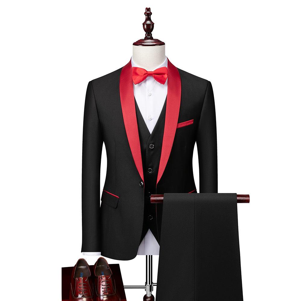 Men's Business Casual Slim Groom Suit - melvincucci