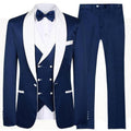 Business Casual Suit Male Three-piece Suit Groom Best Man Wedding Banquet Suit Male - melvincucci
