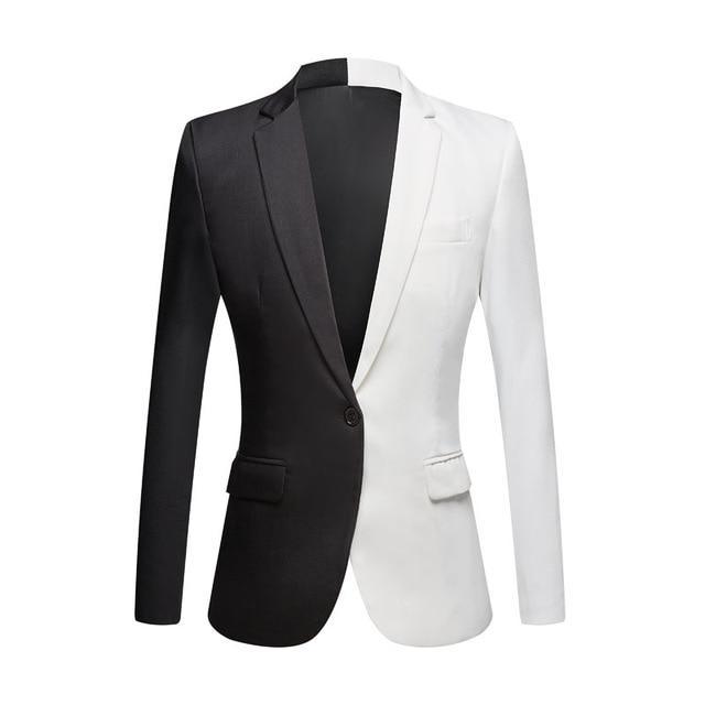 Autumn Men's Casual Solid Suit Korean Sim Fit - melvincucci
