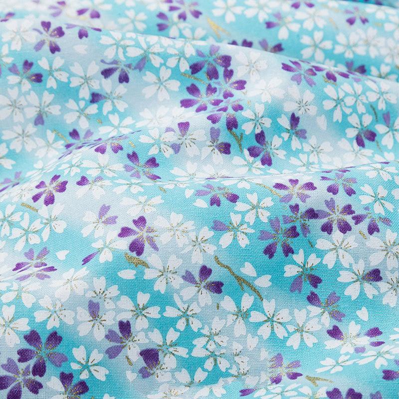 Japanese Style Bronzing Fabric Japanese Style Japanese Cotton Printed Patchwork Diy Chinese Style Hanfu Clothing Fabric Cotton Cloth - melvincucci