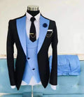 Men's Three-Piece Business Casual Suit - melvincucci