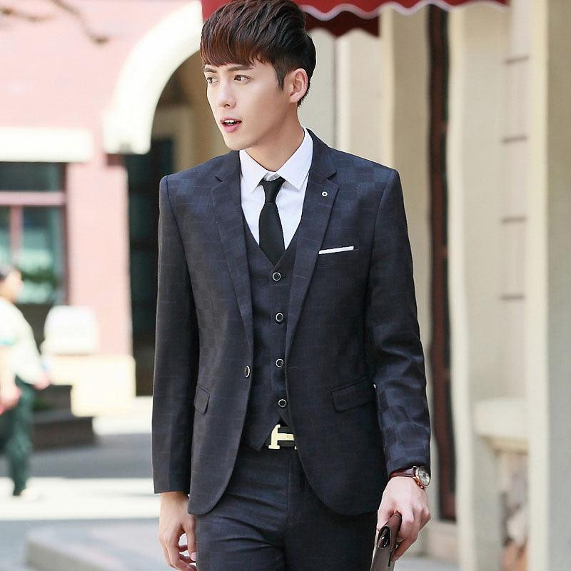 Young Handsome Groom Wedding Suit - melvincucci