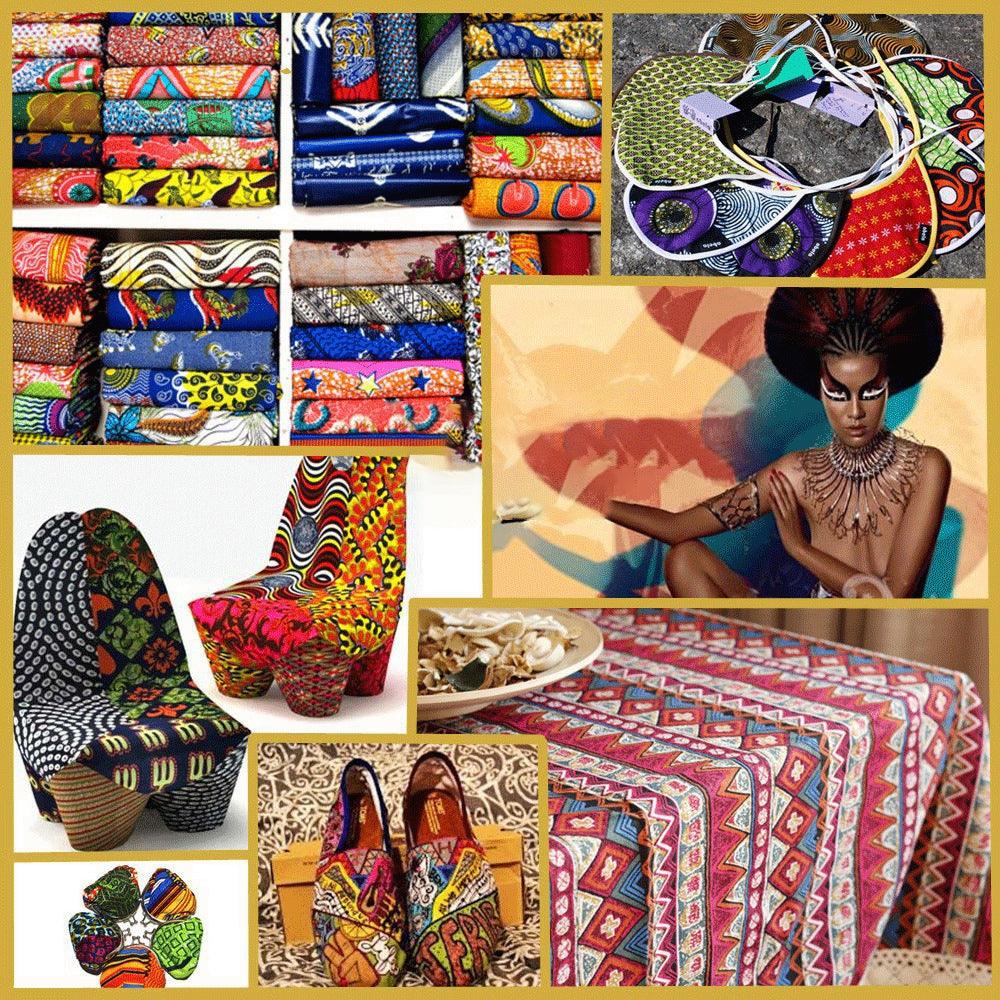 African Batik Cotton Wax Cloth - melvincucci