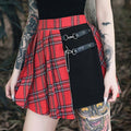 Gothic Pleated Short Skirt Skirt Women - melvincucci