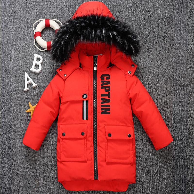Boys Thickened Plus Fleece Cotton Jacket - melvincucci