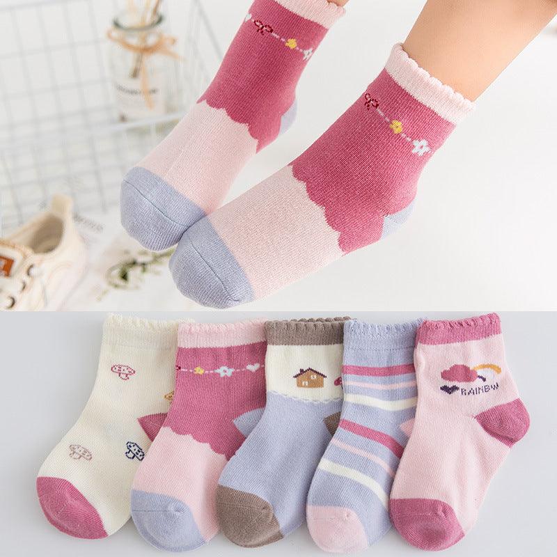 New Cotton Socks, Tube Socks, Children'S Socks, Boys And Girls, Big Children'S Socks - melvincucci