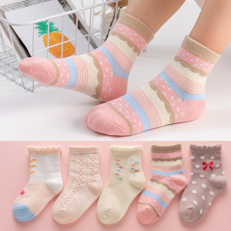 New Cotton Socks, Tube Socks, Children'S Socks, Boys And Girls, Big Children'S Socks - melvincucci