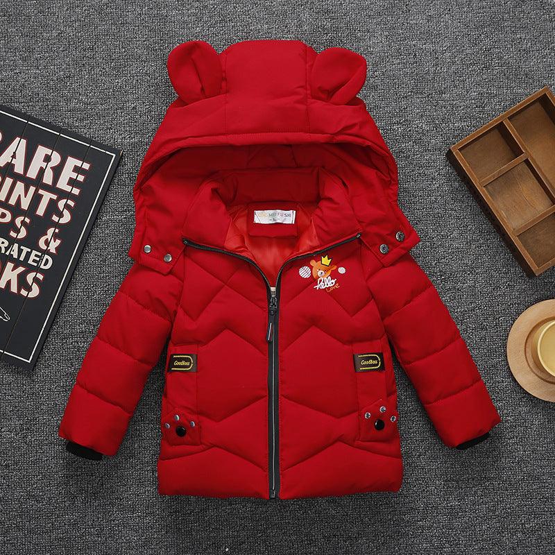 Baby Padded Jacket Boys Padded Coat Winter Padded Hooded Jacket - melvincucci