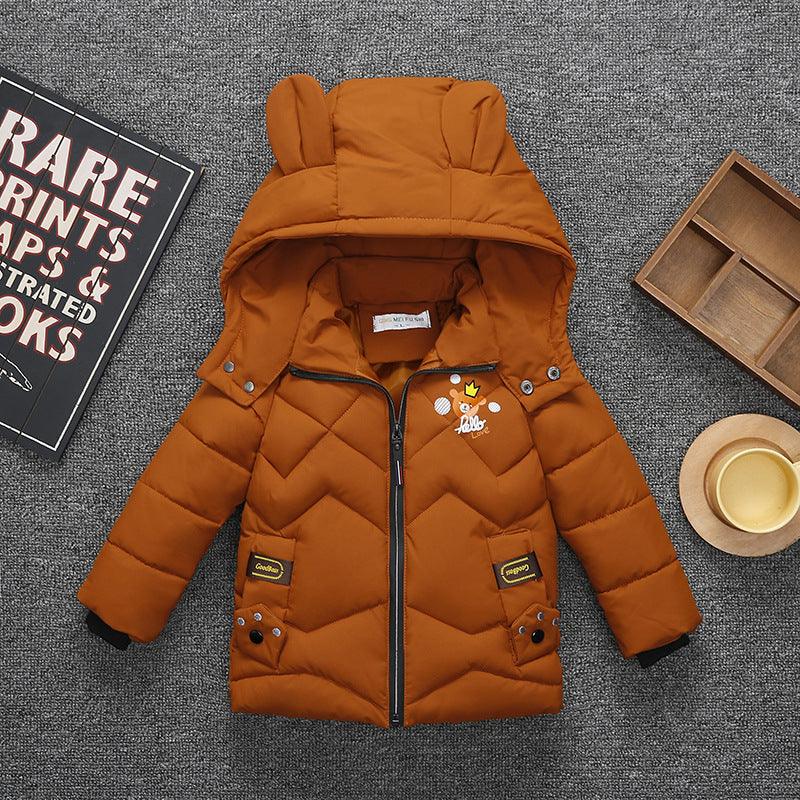Baby Padded Jacket Boys Padded Coat Winter Padded Hooded Jacket - melvincucci