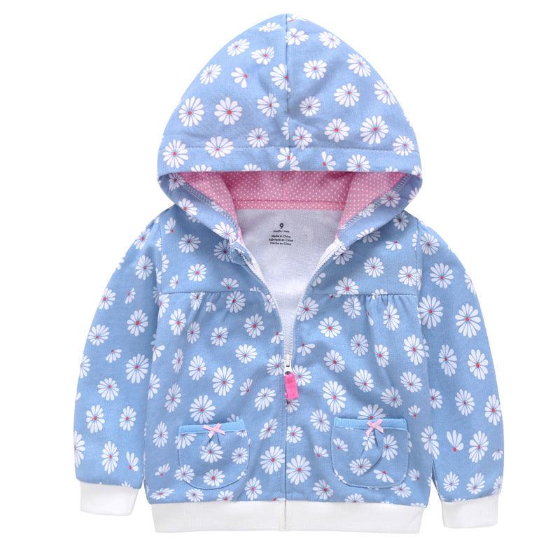 27Kid Toddlers Hoodies Boys Girls Spring  Jacket Little Baby Infant Dinosuar Cartoon Hooded Kids Cute Boys Outwear Sweatshirt - melvincucci