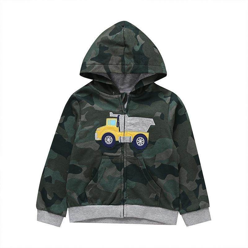 27Kid Toddlers Hoodies Boys Girls Spring  Jacket Little Baby Infant Dinosuar Cartoon Hooded Kids Cute Boys Outwear Sweatshirt - melvincucci