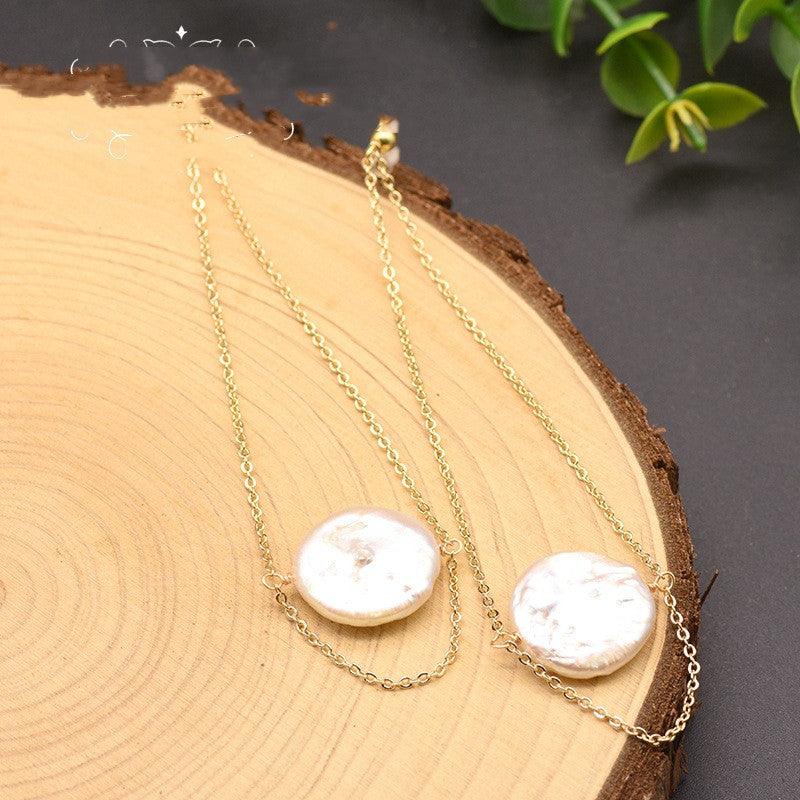 White Natural  Water Pearl Baroque Pearl - melvincucci