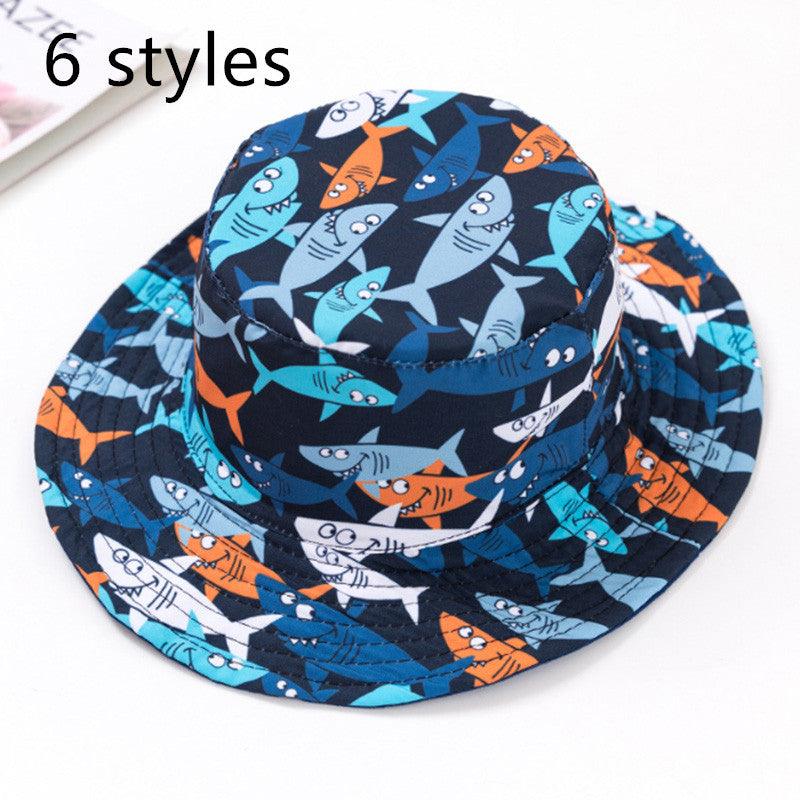 Spring And Autumn Children's Fisherman Hat Boys And Girls Print Basin Hat - melvincucci