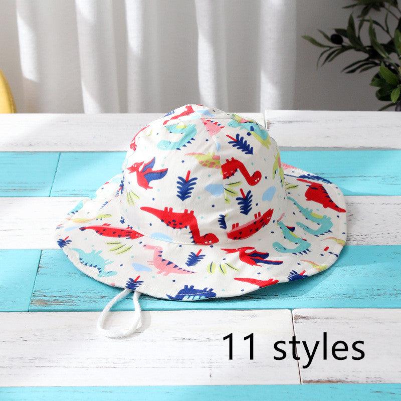 Spring And Autumn Children's Fisherman Hat Boys And Girls Print Basin Hat - melvincucci