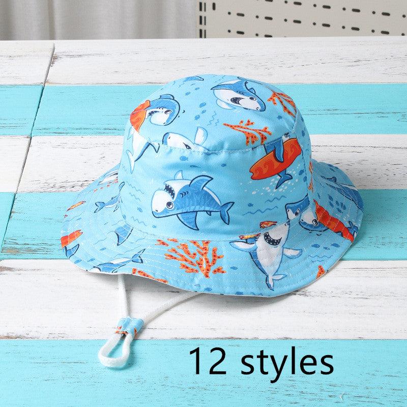 Spring And Autumn Children's Fisherman Hat Boys And Girls Print Basin Hat - melvincucci