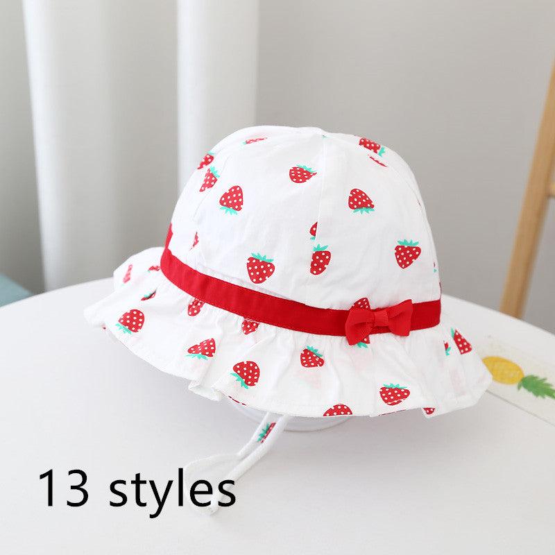 Spring And Autumn Children's Fisherman Hat Boys And Girls Print Basin Hat - melvincucci