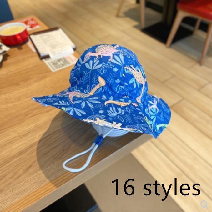 Spring And Autumn Children's Fisherman Hat Boys And Girls Print Basin Hat - melvincucci