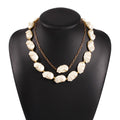 Holiday Style Irregular Pearl Necklace - melvincucci