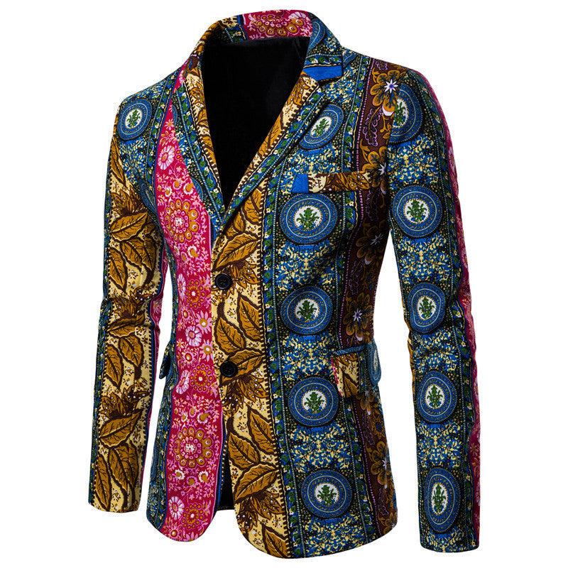 An African Man''s Plus Size Suit Jacket - melvincucci
