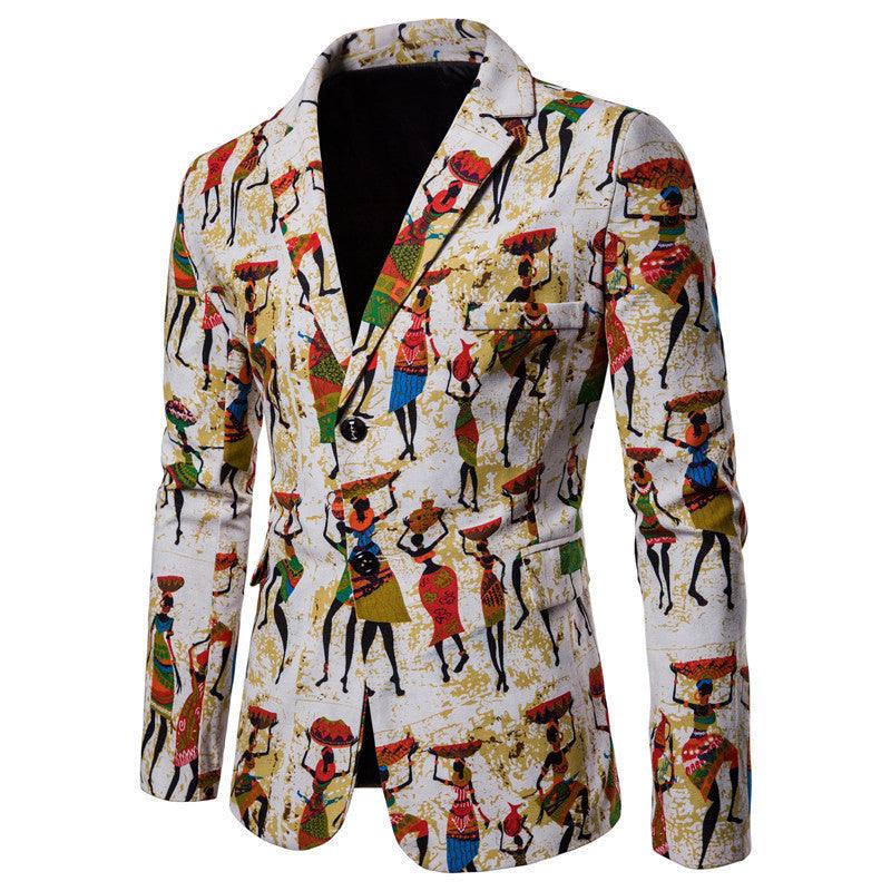An African Man''s Plus Size Suit Jacket - melvincucci