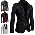 Jacquard Fashion Design Formal Dress Men'S Lapel Men'S Suit - melvincucci