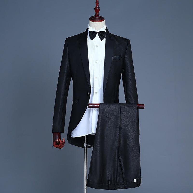 Male Dress Wedding Photo Groom Small Tuxedo Suit Suit - melvincucci