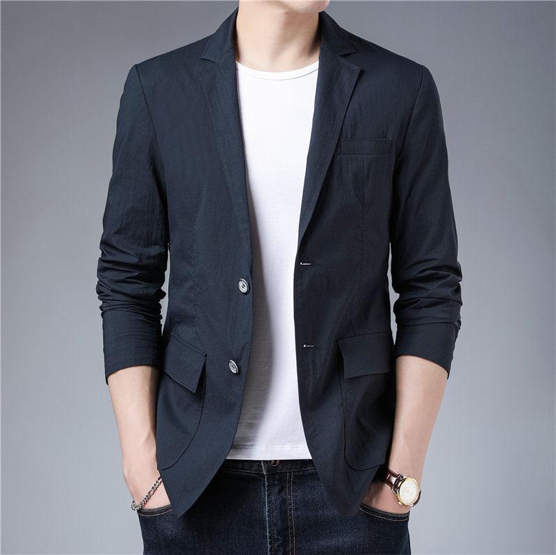 Trendy Small Suit Men's Korean Style Loose Thin Jacket Trend - melvincucci