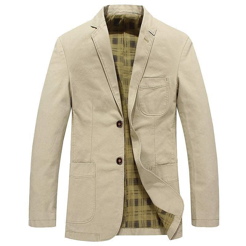 Men'S Suit Collar Jacket Business Casual Jacket Jacket - melvincucci