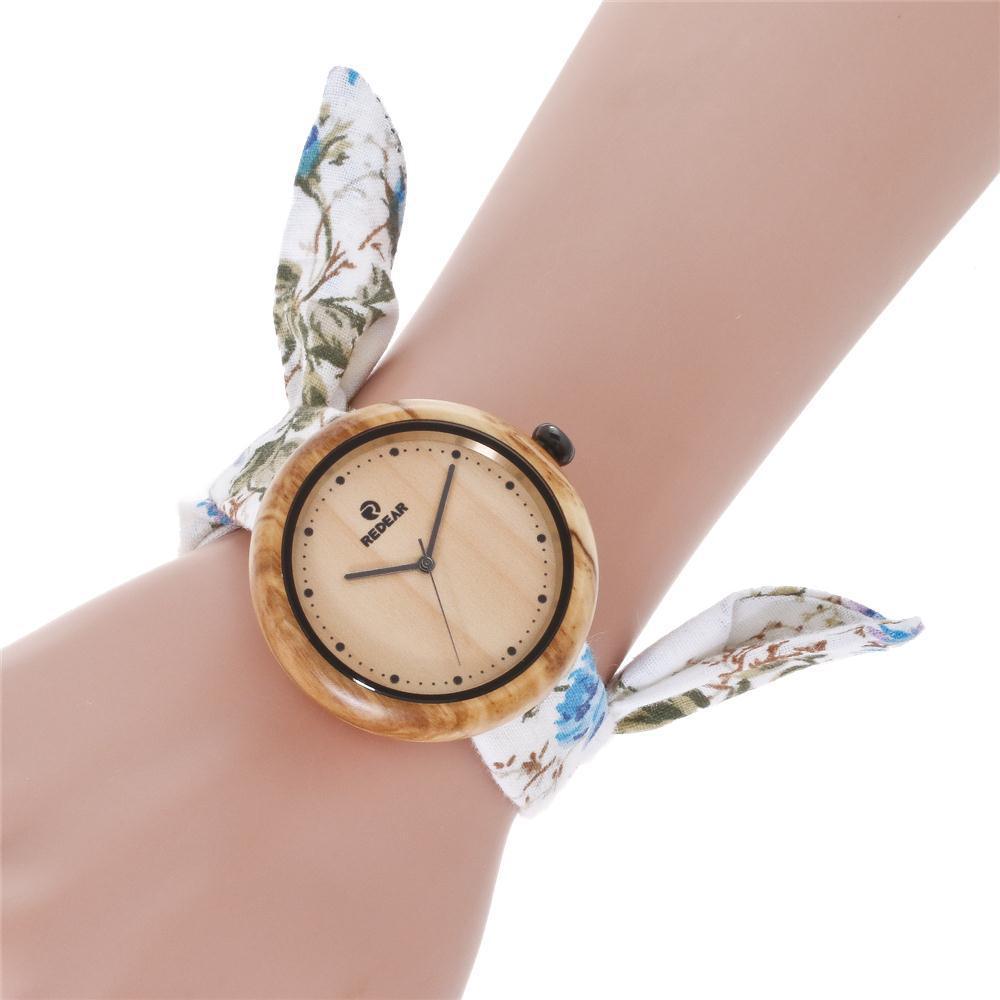 New Style Canvas Strap Wood Watch - melvincucci