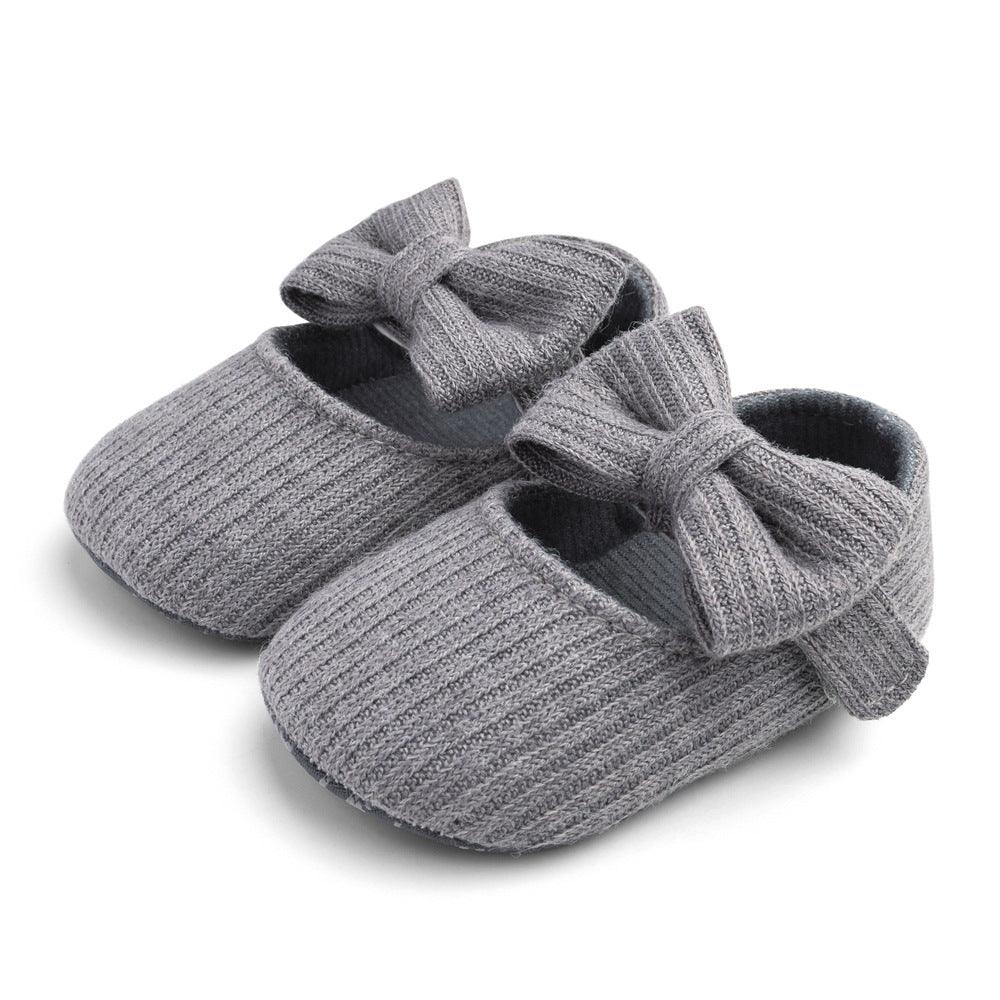 Wool Flower baby Princess Shoes Baby Walking Shoes With Soft Soles - melvincucci