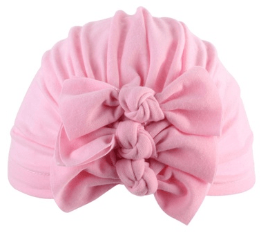 Pleated bowknot baby hat - melvincucci