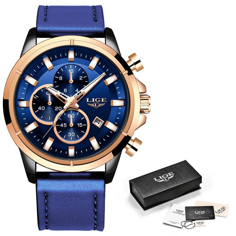 Men's Waterproof Timing Belt Sports Quartz Watch - melvincucci