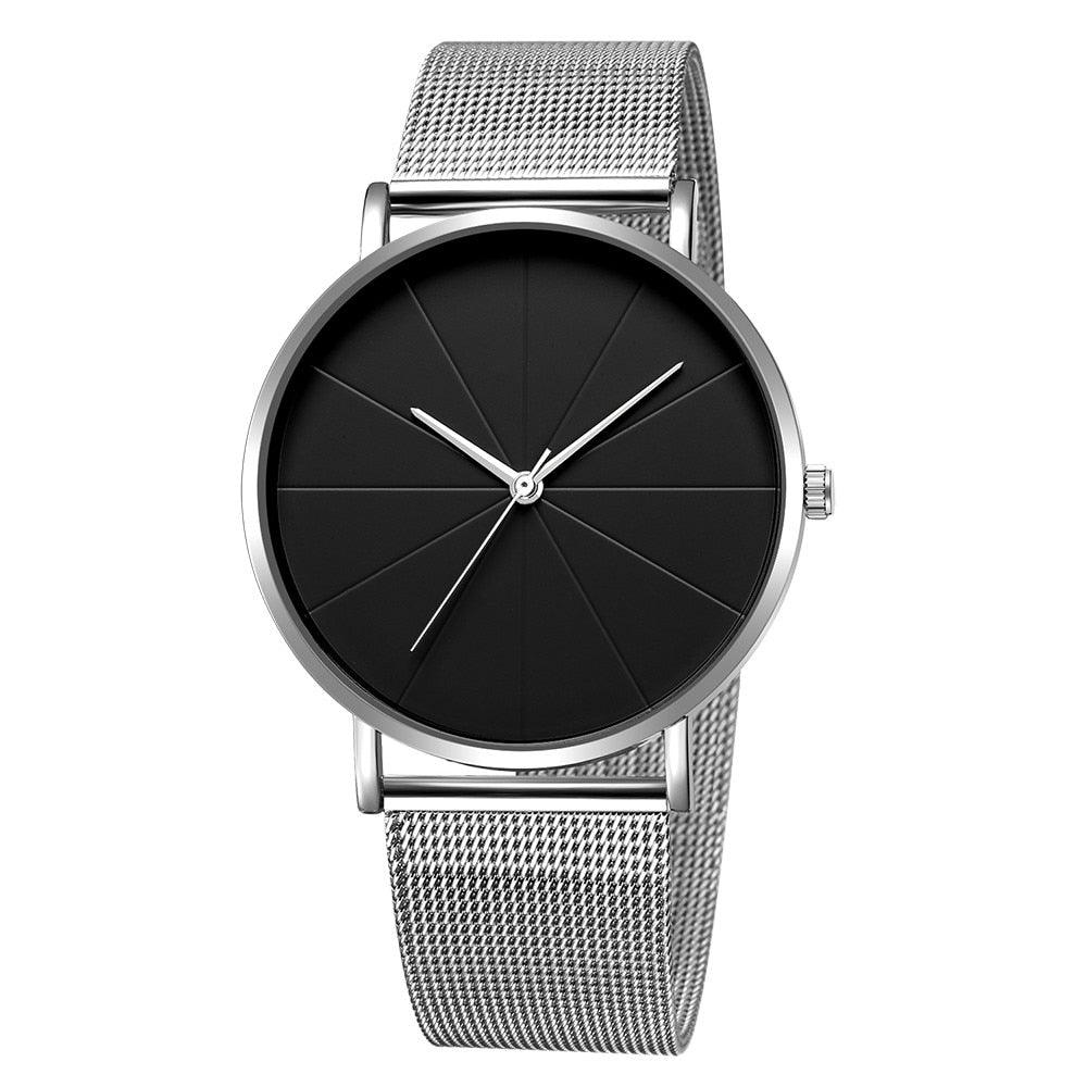 Alloy mesh belt watch - melvincucci