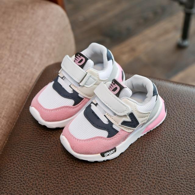 Summer new sports shoes mesh shoes children's V-shoes girls running shoes - melvincucci