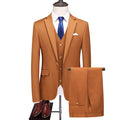 Three-piece suit solid color - melvincucci