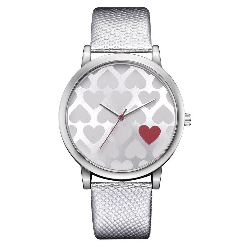 PU leather alloy bracelet watch - melvincucci