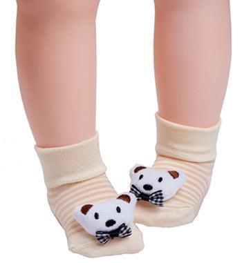 Cute Baby Animal Doll Baby Three-dimensional Socks - melvincucci