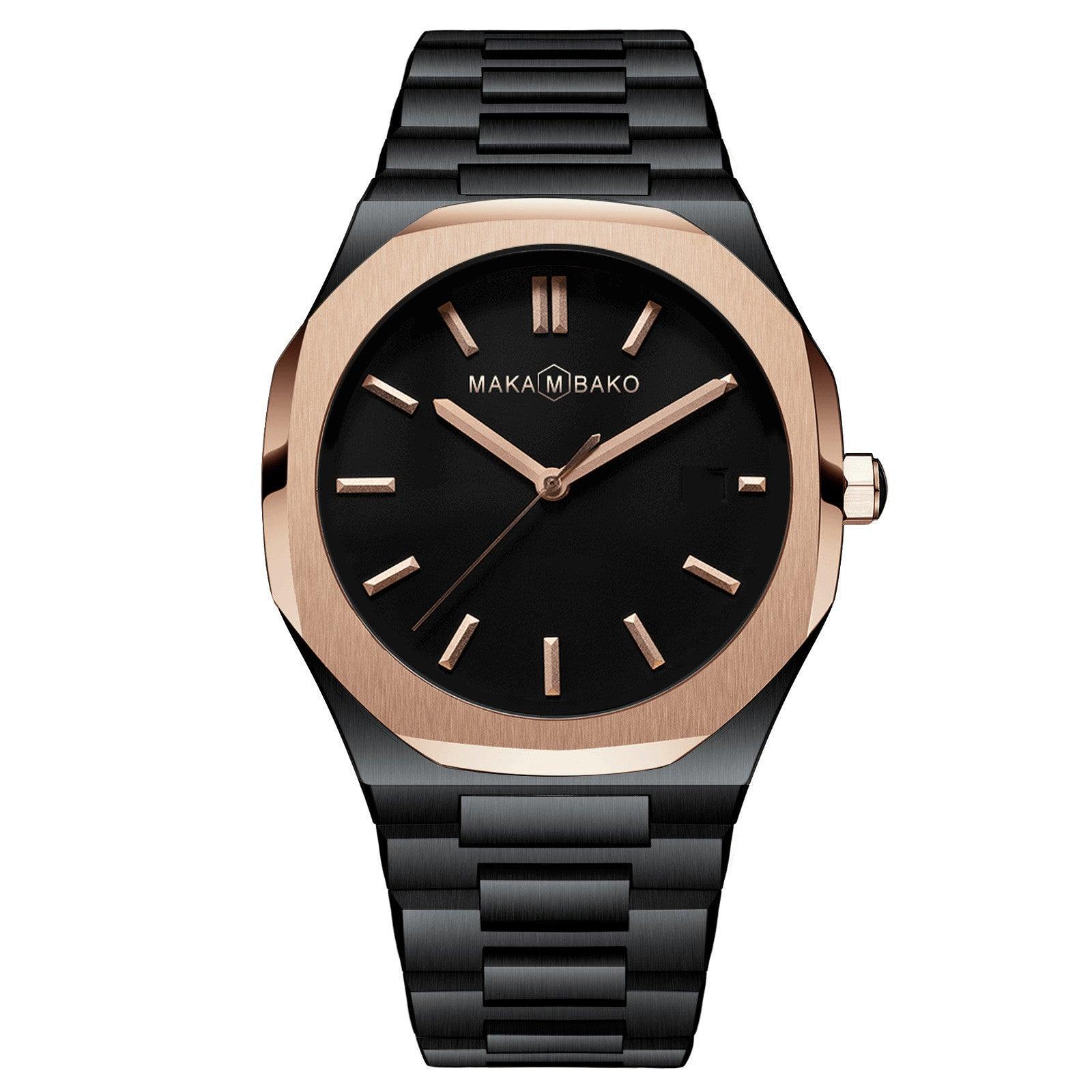 Fashion steel band quartz watch - melvincucci