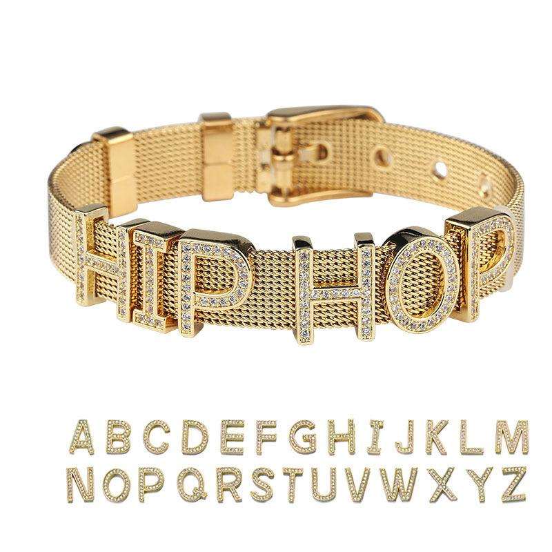 Custom Letter Bracelet - melvincucci